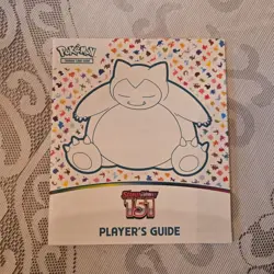 SCARLET & VIOLET 151 Players Guide - SNORLAX Cover ETB Booklet - Pokemon TCG - Image 1