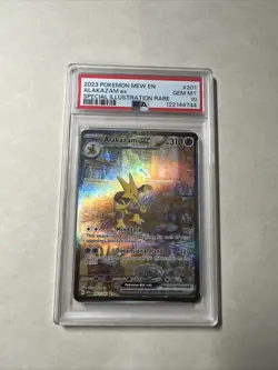 PSA 10 Alakazam ex 201 SIR Special Illustration Rare 2023 Pokemon 151 - Image 1