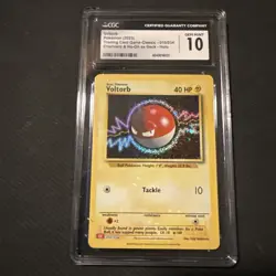 Pokemon TCG Classic Voltorb Holo 010/034 CGC 10 Gem Mint 2023 English - Image 3