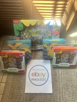 Ascended Heroes ETB Poster First Partner Illustration Collection Lot Pokemon TCG - Image 1