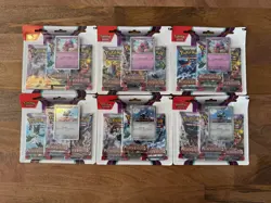X6 Pokemon TCG Scarlet & Violet Paldea Evolved Triple Blister Pack ✅ Brand New! - Image 1
