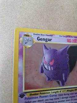 Gengar 1st Edition Holo - *Excellent*/ LP Condition Fossil Pokemon Card 5/62 - Image 3