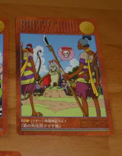 ONE PIECE VISUAL ADVENTURE CARDDASS CARD REG CARTE 68 MADE IN JAPAN 2000 NM - Image 1
