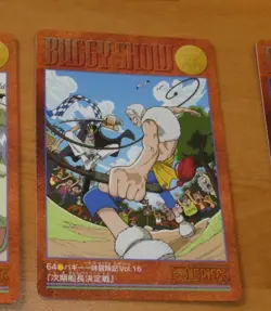 ONE PIECE VISUAL ADVENTURE CARDDASS CARD REG CARTE 64 MADE IN JAPAN 2000 NM - Image 1