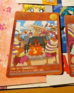 ONE PIECE VISUAL ADVENTURE CARDDASS CARD REG CARTE 72 MADE IN JAPAN 2000 MINT - Image 1