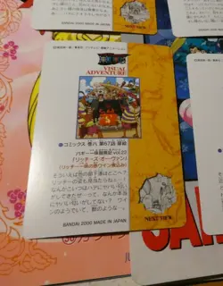 ONE PIECE VISUAL ADVENTURE CARDDASS CARD REG CARTE 72 MADE IN JAPAN 2000 MINT - Image 2