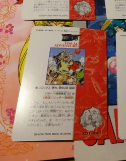 ONE PIECE VISUAL ADVENTURE CARDDASS CARD REG CARTE 67 MADE IN JAPAN 2000 MINT - Image 2