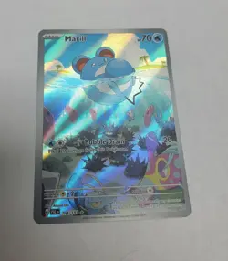 Pokemon Marill 204/193 Sv02 Paldea Evolved Illustration Rare Holo TCG Card - Image 1