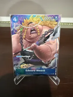 One Piece Card Game- Edward Weevil Eb01-023 Alt Art English Mint - Image 1