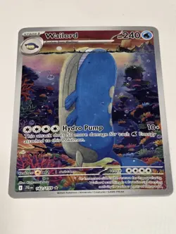 Pokemon TCG Wailord Special Illustration Rare Card Journey Together 162/159 - Image 3