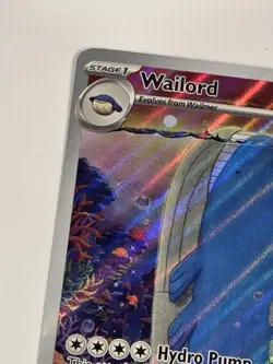Pokemon TCG Wailord Special Illustration Rare Card Journey Together 162/159 - Image 5
