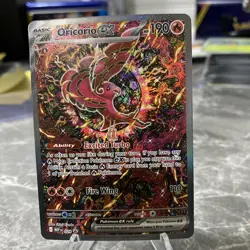 Oricorio EX #24 Mega Evolution Phantasmal Flames Black Star Promo Card NM #3 - Image 1