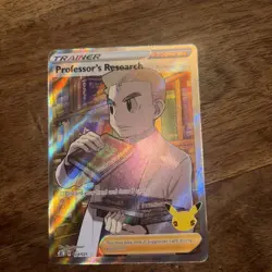 Pokemon Card - Professor's Research (Full Art) - 24/25 - Mint - Celebrations - Image 2