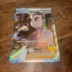 Pokemon Card - Professor's Research (Full Art) - 24/25 - Mint - Celebrations - Image 3