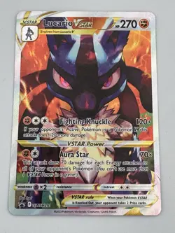 Lucario VSTAR SWSH291 SWSH: Sword & Shield Promo Cards Holo-NM - Image 2