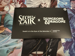 Magic Secret Lair x DND Death is in the Eyes of the Beholder II - FOIL - SEALED - Image 2