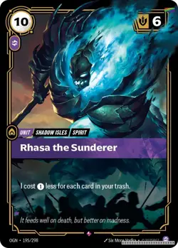 Rhasa the Sunderer [OGN - 195/298] - NM [Foil] TCG Riftbound - Image 1