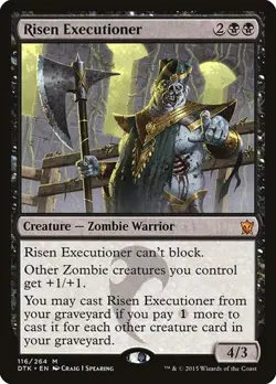 Risen Executioner - Foil DTK LP MTG - Image 1