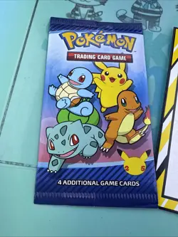 McDonalds Pokemon 25th Anniversary Cards Happy Meal Promo Booster Pack - Image 2