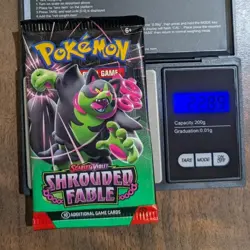 Shrouded Fable Booster Pack - Heavy 22.89g - Sealed - Pokemon Scarlet & Violet - Image 1