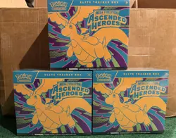 Pokemon TCG Ascended Heroes Elite Trainer Box ETB New Factory Sealed (Lot of 3) - Image 1