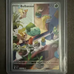Pokemon - Bulbasaur *Illustration Rare* Stellar Crown 143/142 - Image 1
