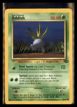 Oddish 58/64 Pokemon TCG Jungle Set LP - Image 1
