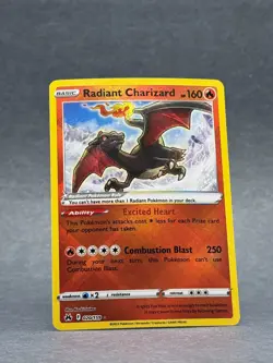 Pokemon - 020/159 Radiant Charizard Crown Zenith Radiant Rare Holo NM TCG - Image 1