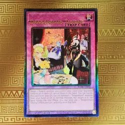 Dragonmaid Tidying RA04-EN102 Prismatic Ultimate Rare (Misprint) 1st Ed Yugioh - Image 1