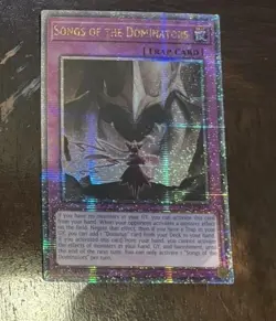 Yugioh Songs Of The Dominators ALIN-EN078 1st Ed Quarter Century Secret Rare NM - Image 1