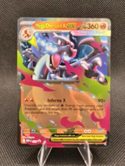 Mega Charizard X ex MEP 029 - Black Star Promo Pokemon TCG - Mega Cahrizard Tin - Image 1