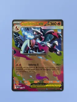Mega Charizard X ex MEP 029 - Black Star Promo Pokemon TCG - Mega Cahrizard Tin - Image 1