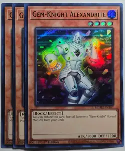 Yugioh x3 Gem-Knight Alexandrite BLMM-EN107 Ultra Rare 1st Edition - Image 1