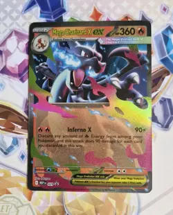 Mega Charizard X ex MEP 029 Black Star Promo Pokemon TCG - Image 1