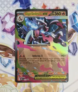 Mega Charizard X ex MEP 029 Black Star Promo Pokemon TCG - Image 2