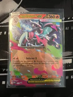 Pokemon TCG Mega Charizard X EX MEP 029 | Mega Evolution Black Star Promo | NM - Image 1
