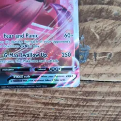 Pokemon Gengar VMAX Single Strike Full Art Holo Ultra Rare 157/264 Fusion Strike - Image 4