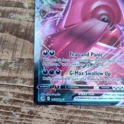Pokemon Gengar VMAX Single Strike Full Art Holo Ultra Rare 157/264 Fusion Strike - Image 5