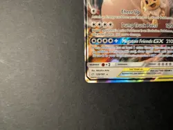 Eevee & Snorlax GX 120/181 Team Up Sun & Moon Tag Team Holo Card - Near Mint - Image 5