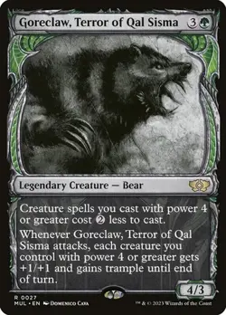 Goreclaw, Terror of Qal Sisma - Foil Showcase MUL LP MTG - Image 1