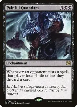 Painful Quandary - Foil BRO LP MTG - Image 1