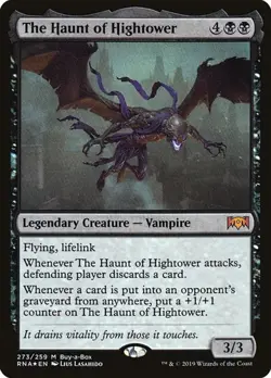 The Haunt of Hightower - Foil Buy-a-Box Promo RNA LP MTG - Image 1