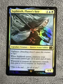 MTG Sephiroth, Planet's Heir (Foil) Final Fantasy 553 FFVII - Image 1