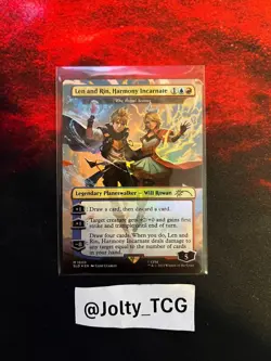 Len and Rin, Harmony Incarnate - The Royal Scions (Rainbow Foil) Secret Lair MTG - Image 1