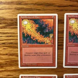 MTG: Red Elemental Blast 1X ‘95 4th Edition - 6 Available - Image 3