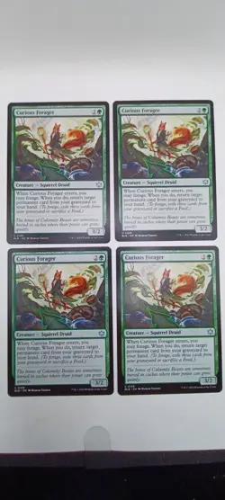 MTG Curious Forager X 4 - Uncommon, NM/M - Image 1