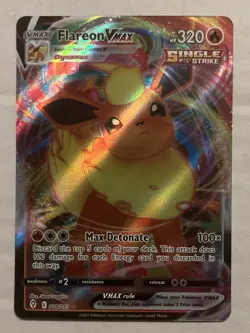 Pokemon TCG Flareon & Leafeon Vmax Chilling Reign - Image 1