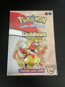 POKEMON LOCKDOWN Theme Deck **FACTORY SEALED** 1999 BRAND NEW WOTC 742818060776 - Image 2