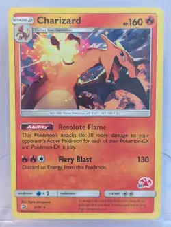 Pokemon TCG Charizard 3/70 (#39 Stamped) Battle Academy Promo Near Mint - Image 1