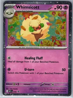 Whimsicott (Cosmos Holo) MEP 019 ME: Mega Evolution Promo - Pokemon Card - NM - Image 1